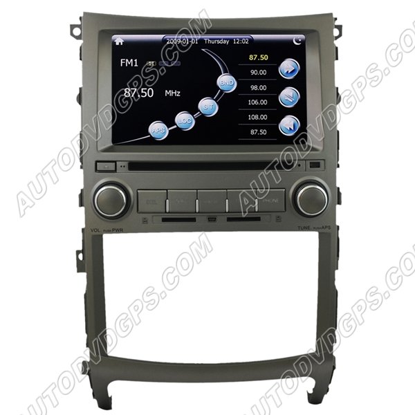 Hyundai Veracruz DVD GPS player with Digital HD Touchscreen and SWC iPod BT Control