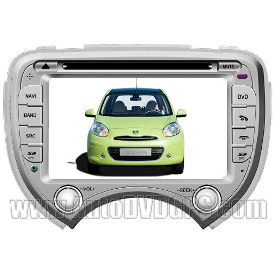 MAC770 7" HD Touchscreen DVD GPS Navigation Player with PIP RDS iPod V-CDC for NISSAN MARCH