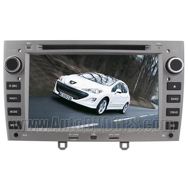 PGT238 Peugeot 308 DVD Navigation Systems with 7" Digital Touch screen and iPod SWC BT RDS