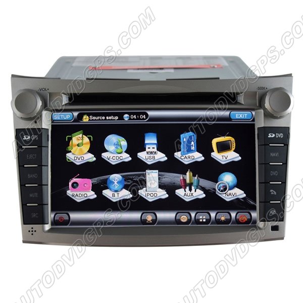 LGC761D 7"HD Touchscreen 2009-2011 Subaru Legacy DVD GPS Navigation Player with PIP RDS iPod V-CDC