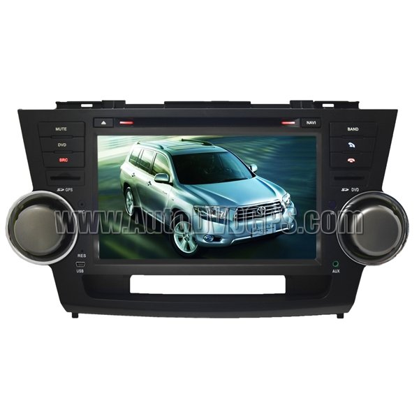 HLD735 7" HD Screen Toyota Highlander GPS Navigation system with DVD Player with iPod PIP RDS