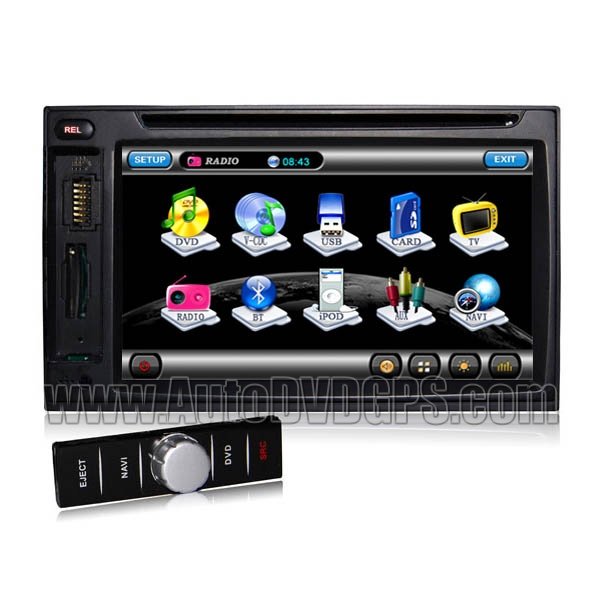 UDG702 Detachable Auto DVD Stereo with GPS Navigation and Digital Monitor and Bluetooth