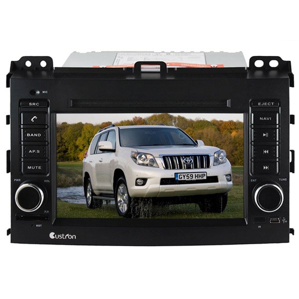PRD520 Custron T1070PRD OEM DVD GPS Navi Radio For Toyota Prado + BT Handsfree iPOD Phonebook