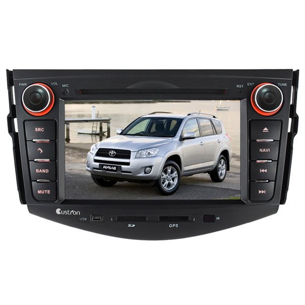 RAV520 CustronT1070RAV Aftermarket DVD GPS Navi Headunit Update+Bluetooth Phonebook For Toyota RAV4