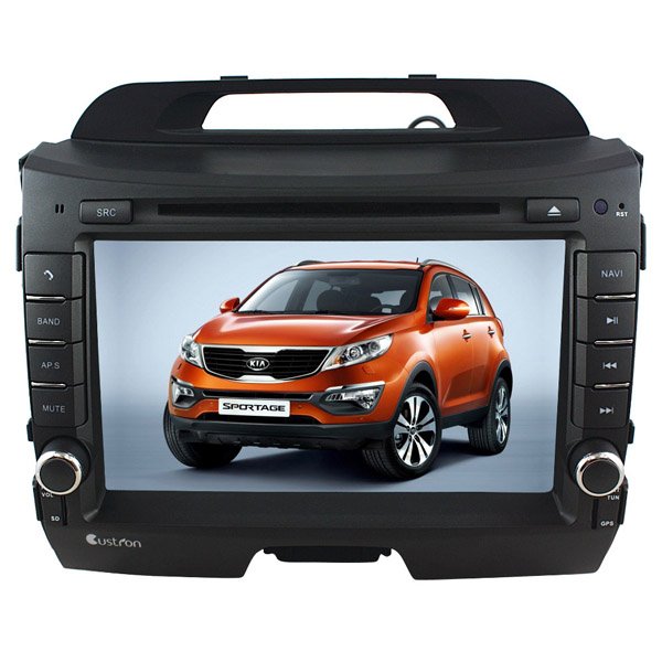 SPT520 Custron T1080SPT 8" Car DVD GPS Player For 2010 2011 Kia Sportage + RDS+CDC+ phonebook