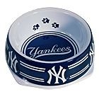 New York Yankees Dog Food Bowl Large Holds 7 Cups