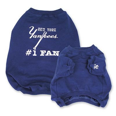 New York Yankees #1 Fan Dog T Shirt Size Large