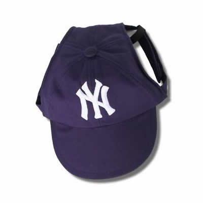 New York Yankees Dog Baseball Cap Hat Visor Size Medium/Large