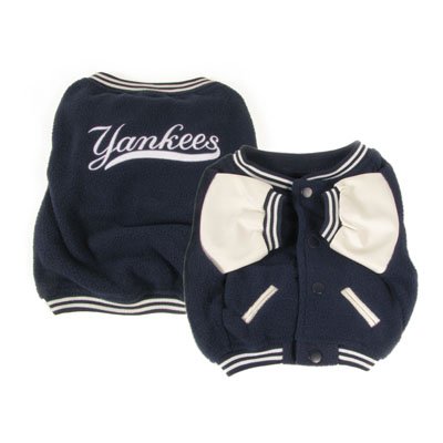 New York Yankees Varsity Style Dog Jacket Coat Size Medium