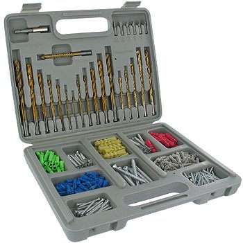 301 PIECE TITANIUM DRILL SET