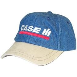 Case International Harvester ( Blue + Tan ) Denim Hat
