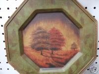 Decorative Plate with Trees