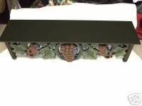 Wooden Grapes Shelf