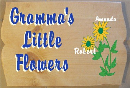 HAND PAINTED PERSONALIZED WOOD SIGN