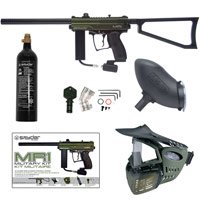 Kingman Spyder MR1 Paintball Gun Military Kit - Olive