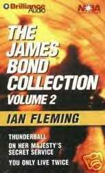 JAMES BOND COLLECTION VOL. 2. Three BOND audiobooks