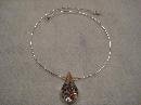 Mutli Colored Drop Pendant Handmade Beaded Necklace