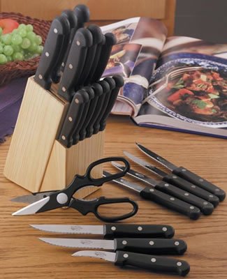 22 piece knife set