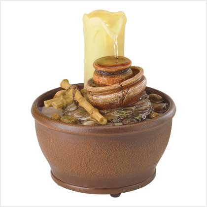 Bowl Fountain candle