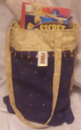Blue & Gold Tote Bag