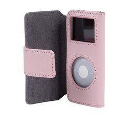 Belkin Leather Folio Case for nano 1G/2G - Pink
