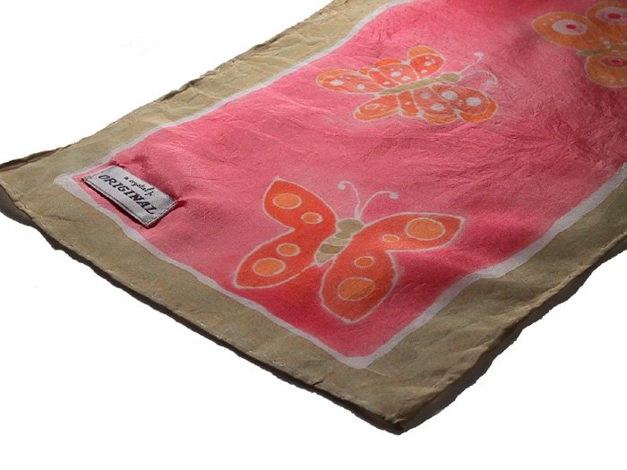 custom butterfly scarf
