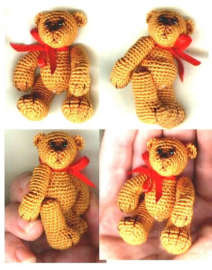 CLINT Thread Crochet Bear Pattern by Edith Molina