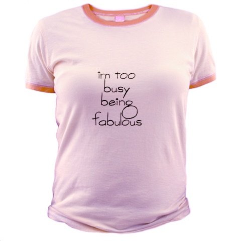 Fabulous Pink Ringer Tee
