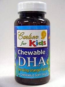 Carlson® for Kids Chewable DHA Orange 60 gels