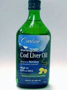 Cod Liver Oil Liquid - Lemon 500 ml