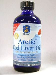 Arctic Cod Liver Oil Liquid - Strawberry 8 oz