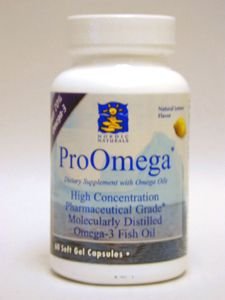 ProOmega Fish Oil - Lemon 60 gels