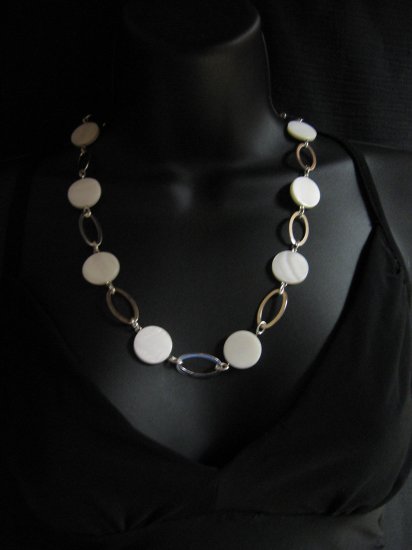 24" White Shell Necklace