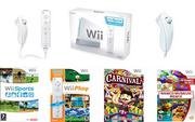 Nintendo Wii Gamers Bundle - With 53 Great Games