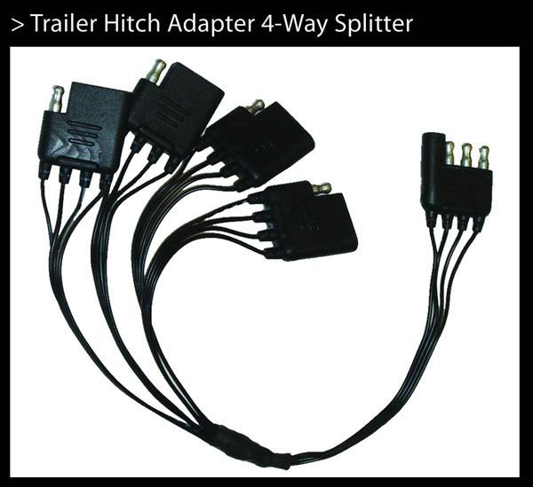 Trailer Hitch Adapter 4 -way Splitter