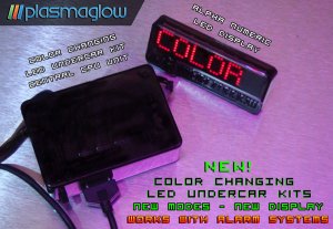 COLOR CHANGING CONTROLLER WITH SCROLLING LED DISPLAY
