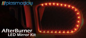 Afterburner LED Mirror Kit - WHITE- ONE YEAR WARRANTY