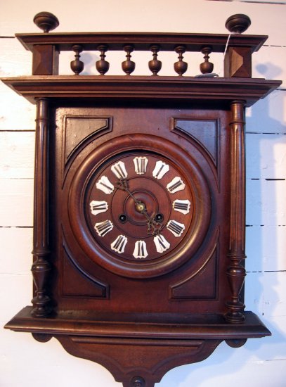 French Cartouche Dial Gallery Wall Clock