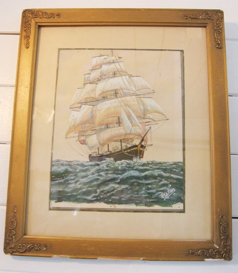Ship Watercolour