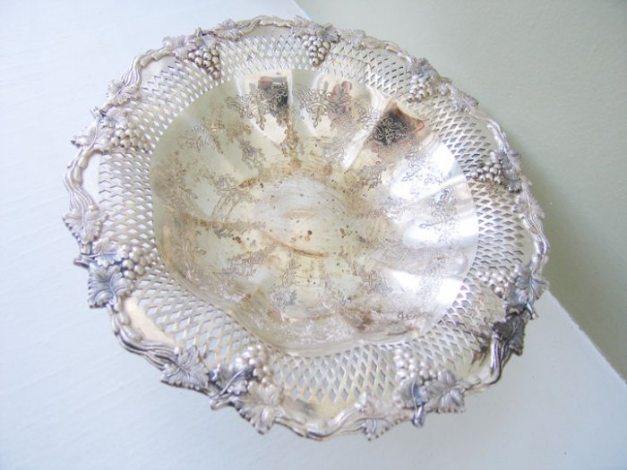 Silver plate Fruit Bowl - sheffield