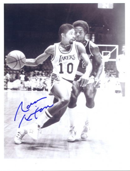Los Angeles Lakers Signed Photo Norm Nixon