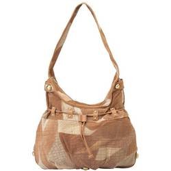 Embassyâ„¢ Italian Stoneâ„¢ Design Genuine Suede Leather Jumbo Purse with Antique Hardware