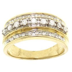 Diamond 10K Gold Fashion Ring