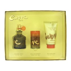 CURVE by Liz Claiborne Gift Set 2.5 oz Cologne Spray + 2.5 oz Skin Soother 1 oz Deodorant Stick