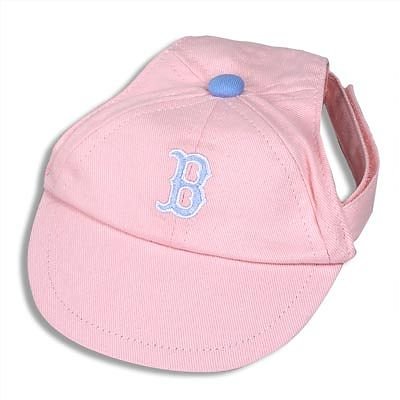 Boston Red Sox Princess Pink Dog Baseball Cap Hat Size Small