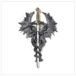 Dragon Dagger Wall Plaque