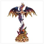 Multicolored Metallic Dragon & Sword