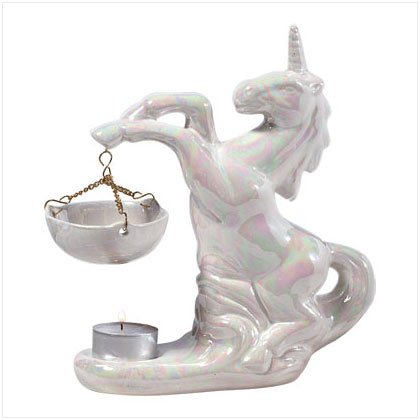 PORC PEARLIZED UNICORN BURNER