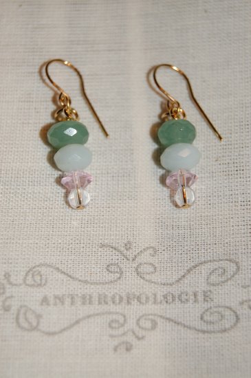 vintage style drop EARRINGS anthropologie