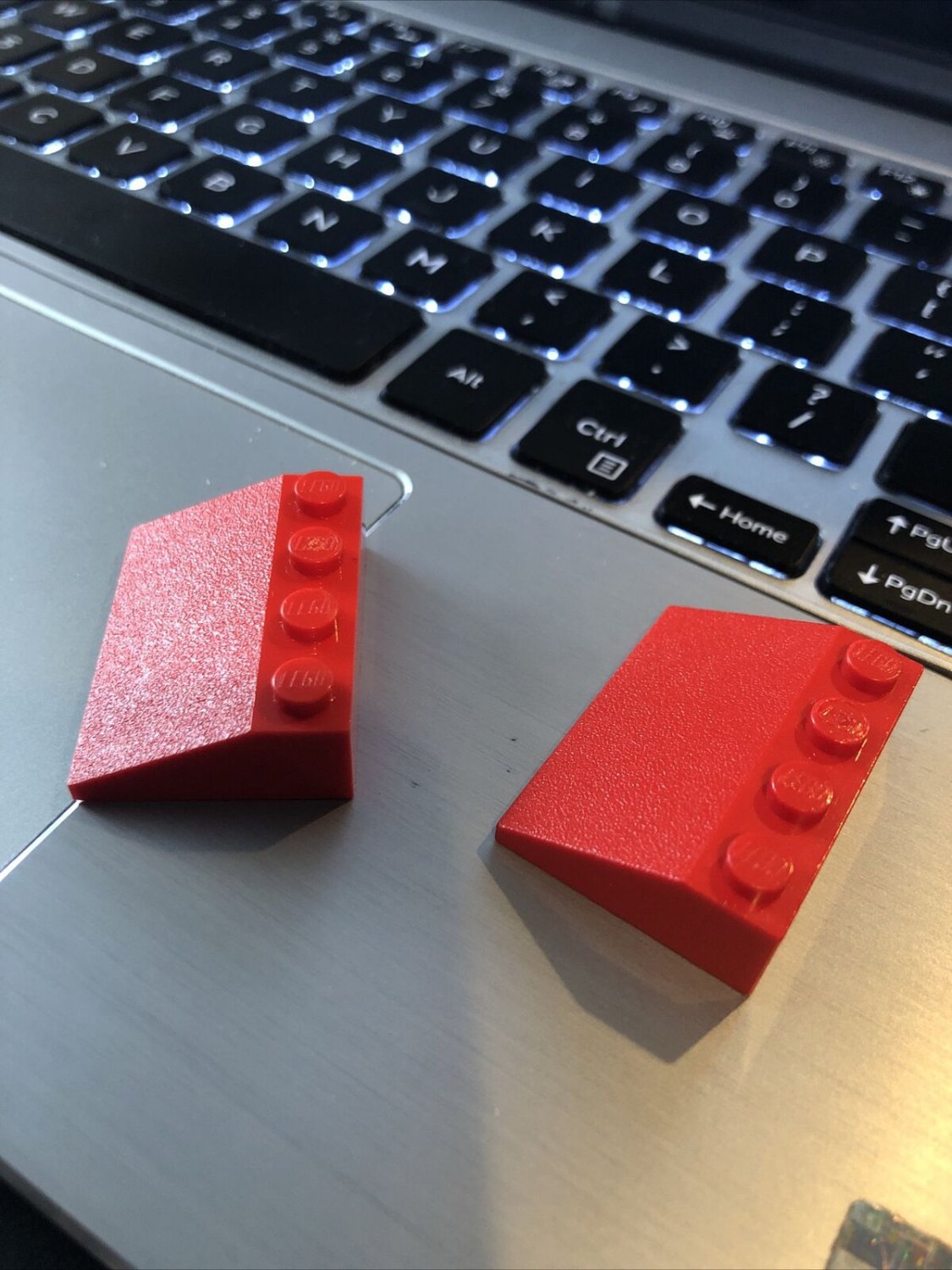 Lego Red Slope Brick Degrees X Quantity Piece